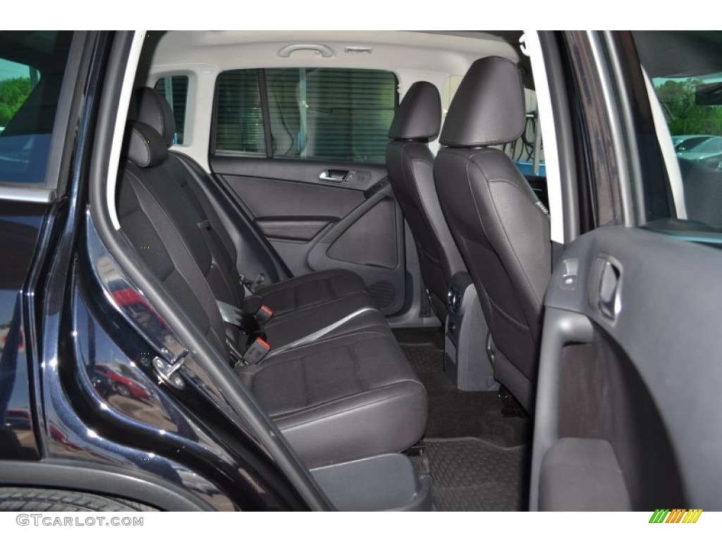 2012 Tiguan SEL - Deep Black Metallic / Black photo #11