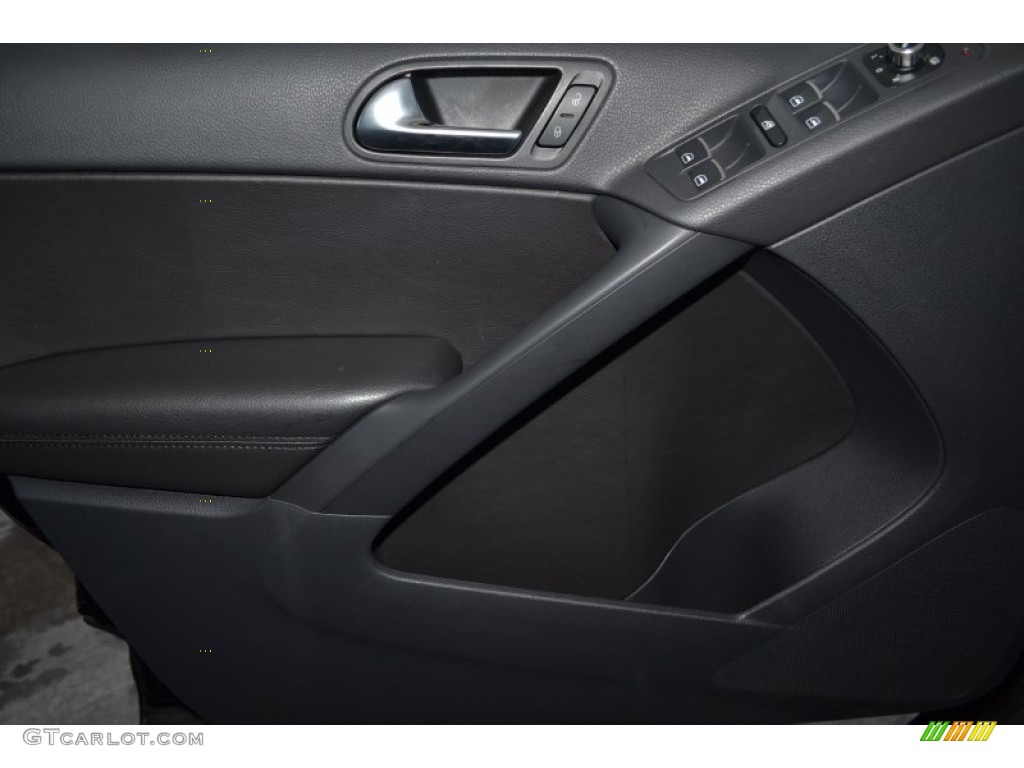 2012 Tiguan SEL - Deep Black Metallic / Black photo #13
