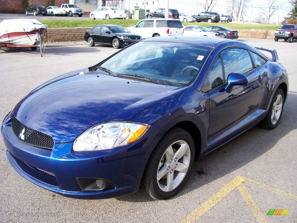 2009 Eclipse GS Coupe - Maizen Blue Pearl / Dark Charcoal photo #1