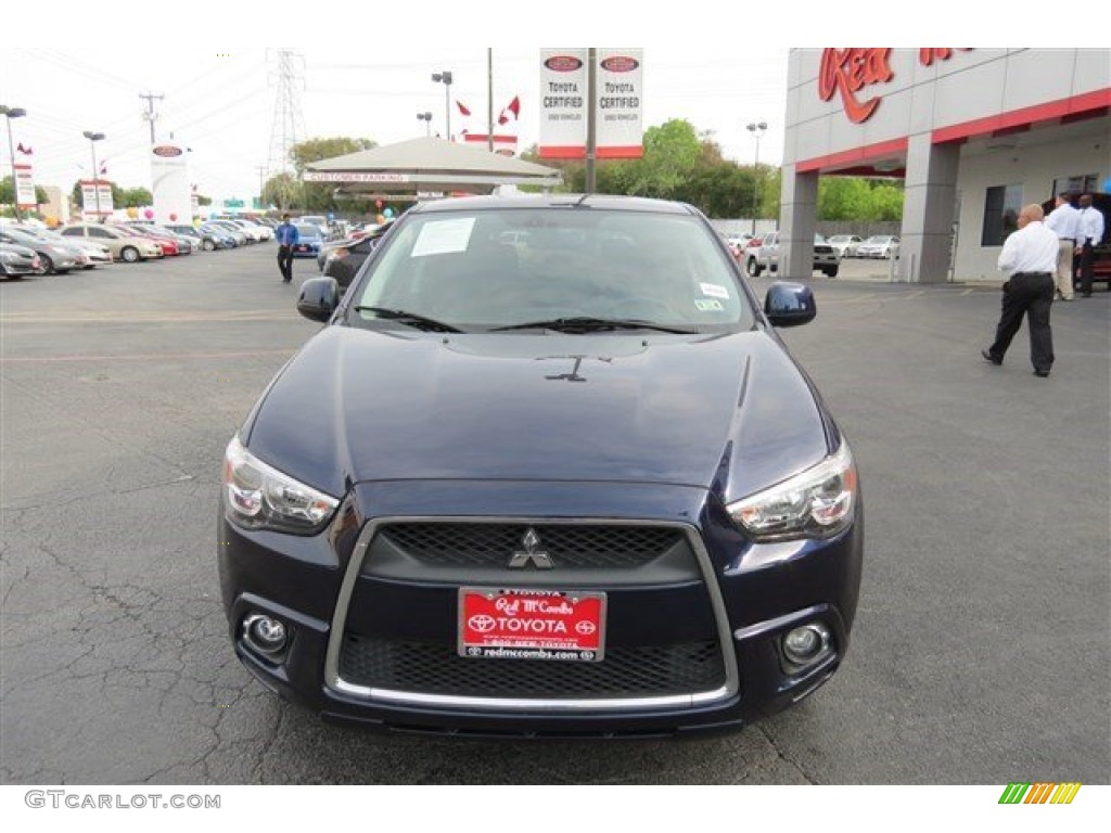 2011 Outlander Sport SE 4WD - Cosmic Blue Metallic / Black photo #2