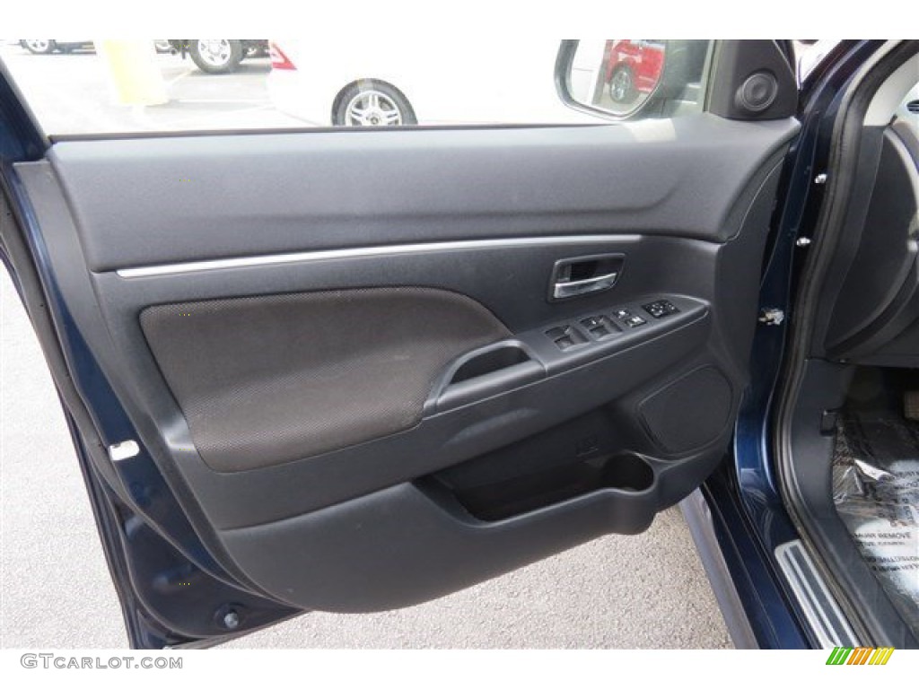 2011 Outlander Sport SE 4WD - Cosmic Blue Metallic / Black photo #10