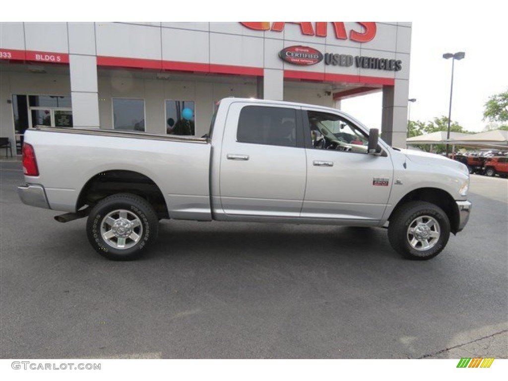 2010 Ram 2500 SLT Crew Cab 4x4 - Bright Silver Metallic / Dark Slate/Medium Graystone photo #8