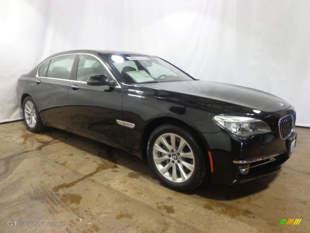 2013 7 Series 740Li xDrive Sedan - Black Sapphire Metallic / Black photo #1