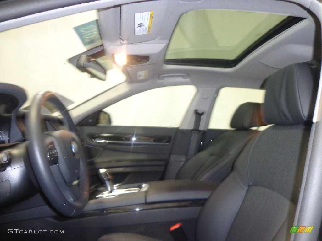 2013 7 Series 740Li xDrive Sedan - Black Sapphire Metallic / Black photo #20