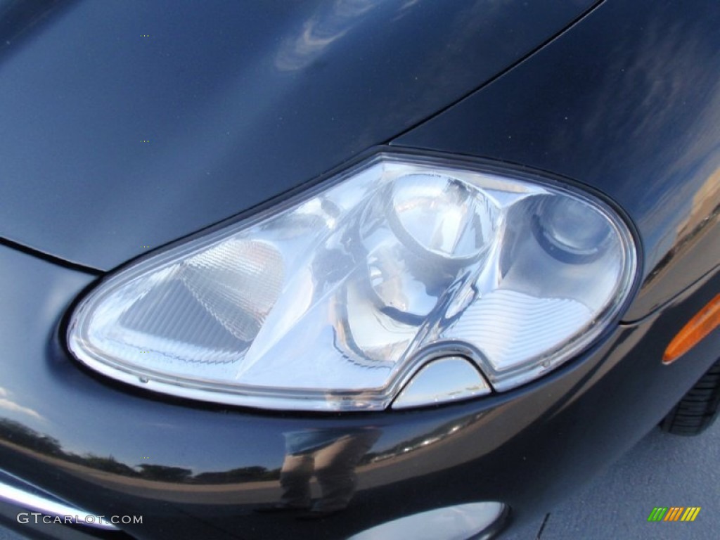 2002 XK XK8 Convertible - Anthracite Metallic / Oatmeal photo #12