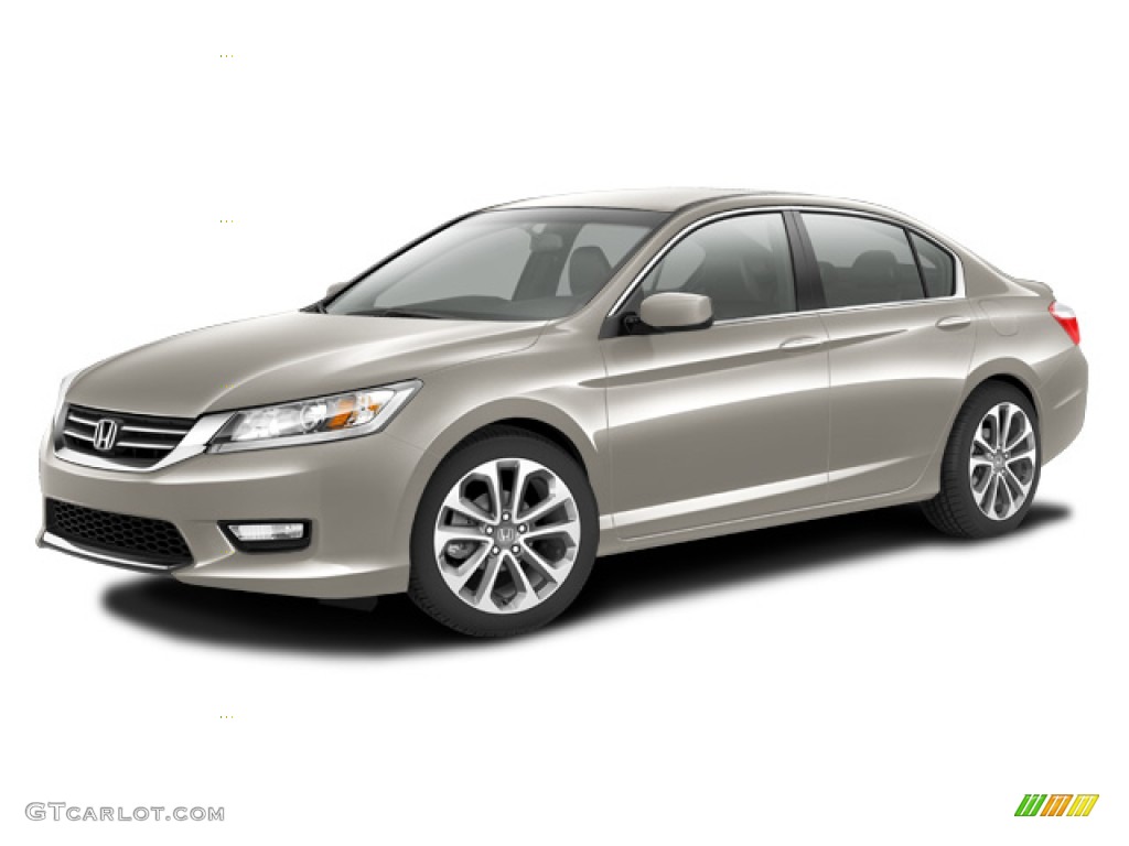 2014 Accord Sport Sedan - Champagne Frost Pearl / Black photo #20