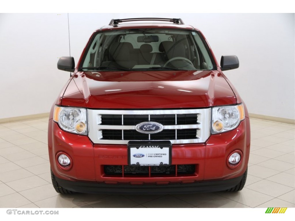 2009 Escape XLT V6 4WD - Redfire Pearl / Stone photo #2