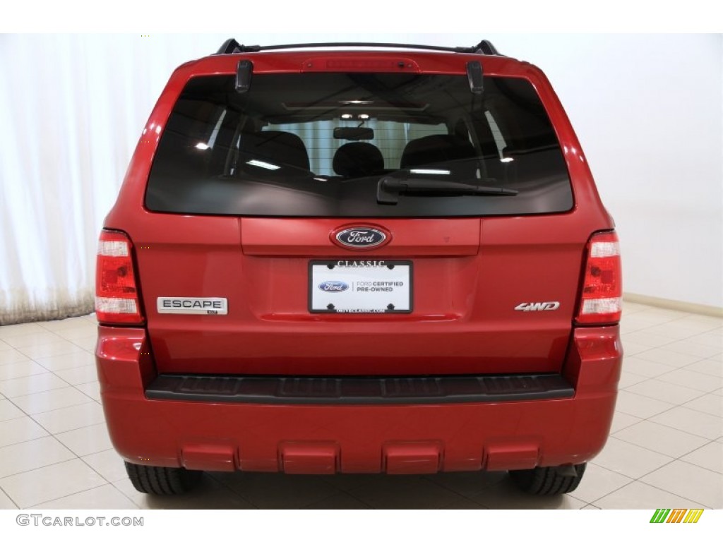 2009 Escape XLT V6 4WD - Redfire Pearl / Stone photo #18