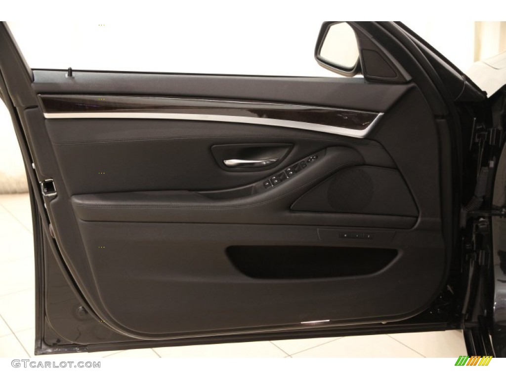 2013 5 Series 528i xDrive Sedan - Black Sapphire Metallic / Black photo #5