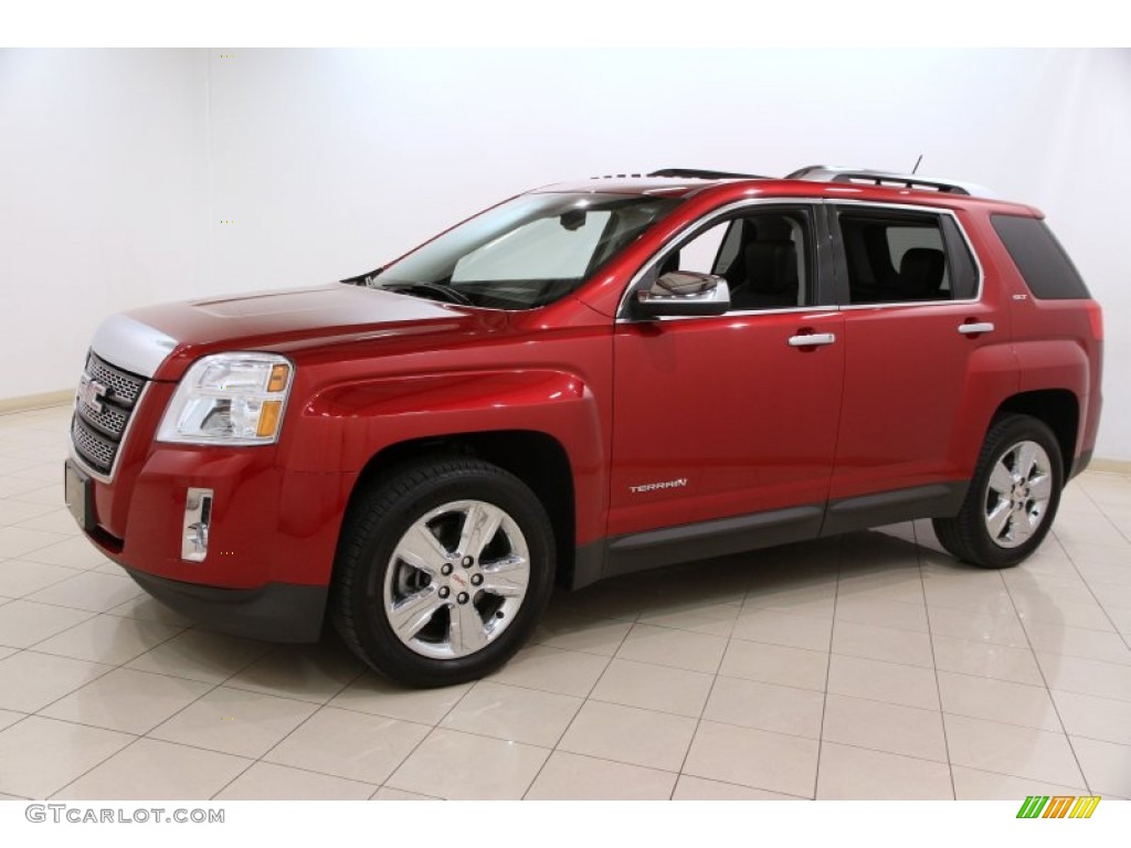 Crystal Red Tintcoat 2014 GMC Terrain SLT AWD Exterior Photo #92723215