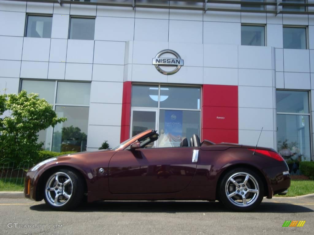 2006 350Z Touring Roadster - Interlagos Fire Metallic / Charcoal Leather photo #4
