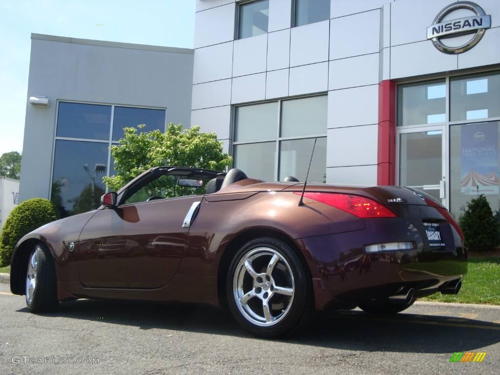 2006 350Z Touring Roadster - Interlagos Fire Metallic / Charcoal Leather photo #5