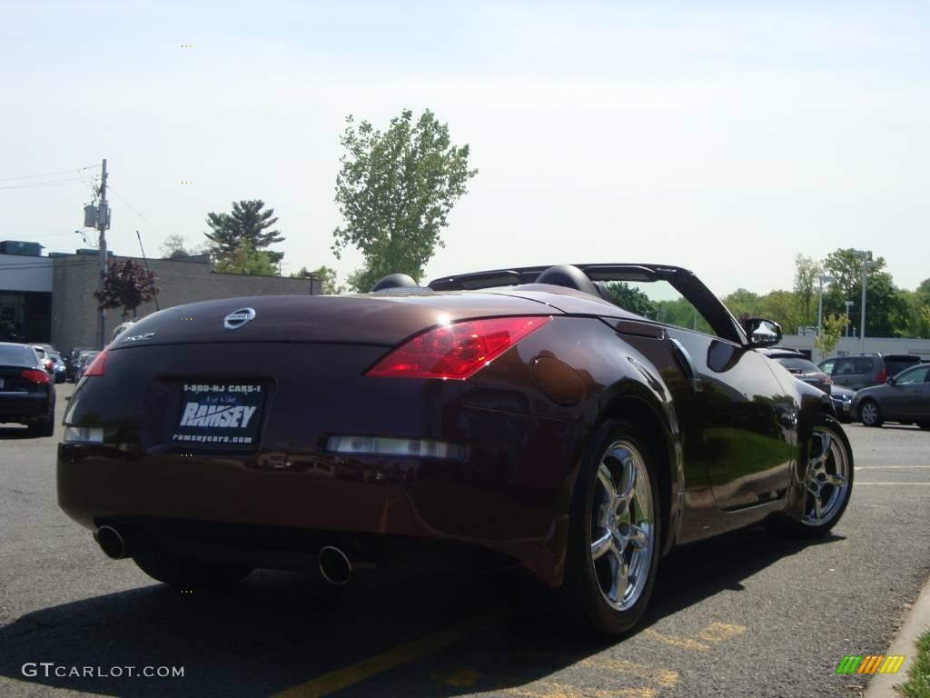 2006 350Z Touring Roadster - Interlagos Fire Metallic / Charcoal Leather photo #8