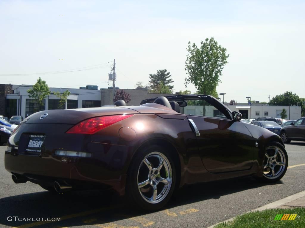 2006 350Z Touring Roadster - Interlagos Fire Metallic / Charcoal Leather photo #9