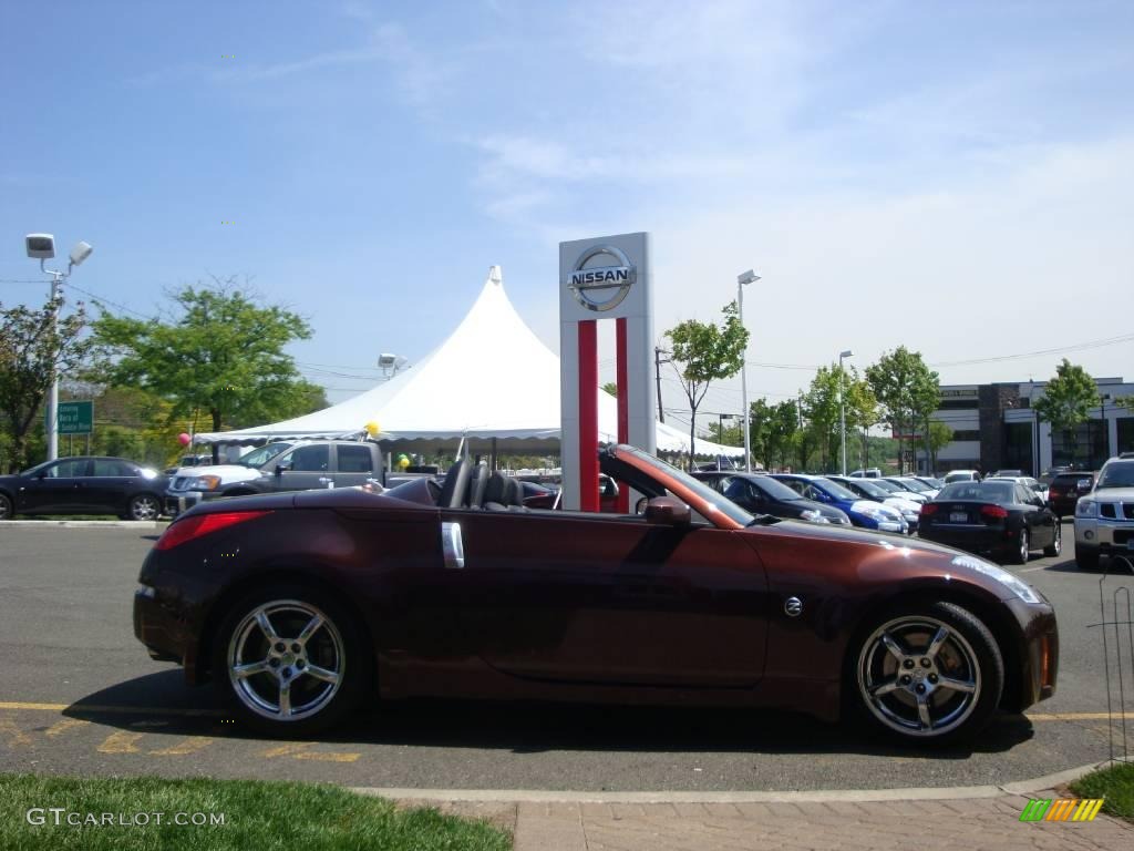 2006 350Z Touring Roadster - Interlagos Fire Metallic / Charcoal Leather photo #11
