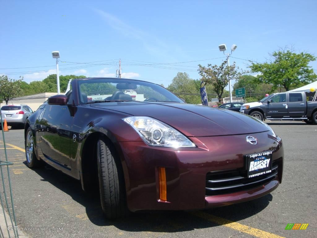 2006 350Z Touring Roadster - Interlagos Fire Metallic / Charcoal Leather photo #12