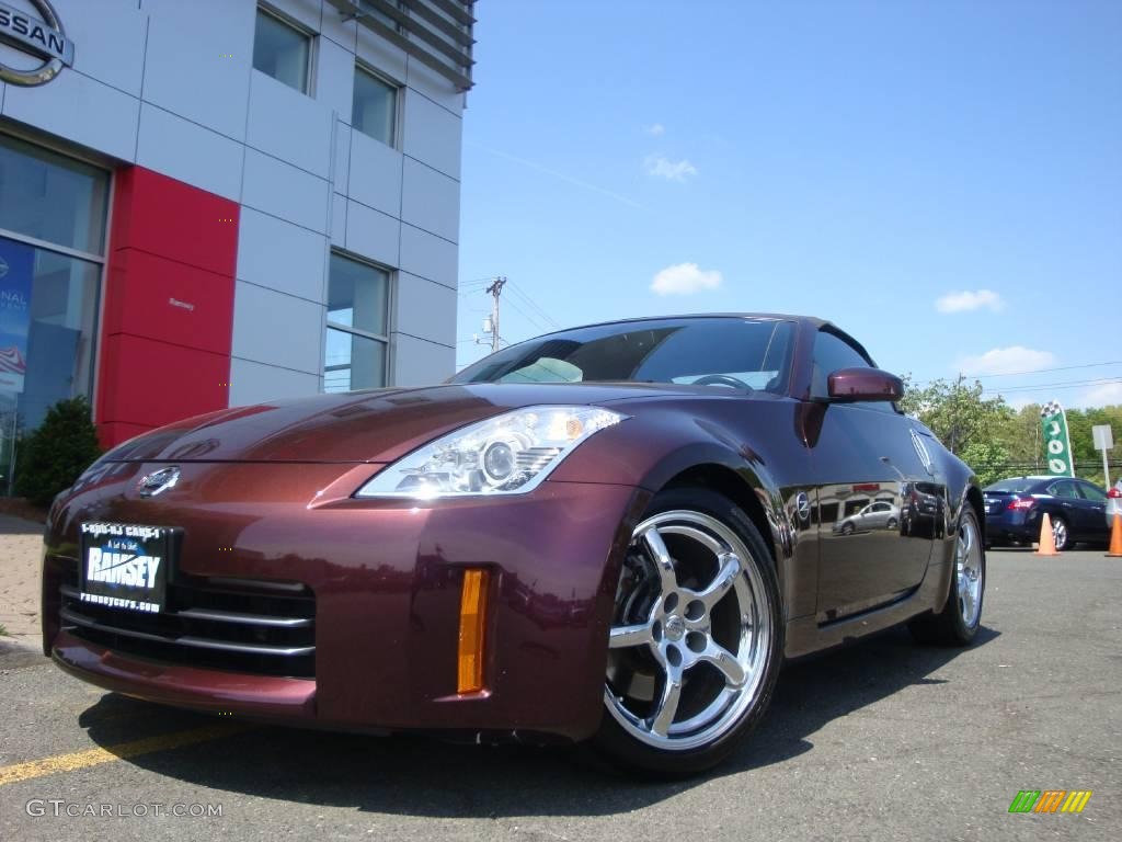 2006 350Z Touring Roadster - Interlagos Fire Metallic / Charcoal Leather photo #13