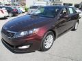 2013 Dark Cherry Pearl Metallic Kia Optima LX  photo #2