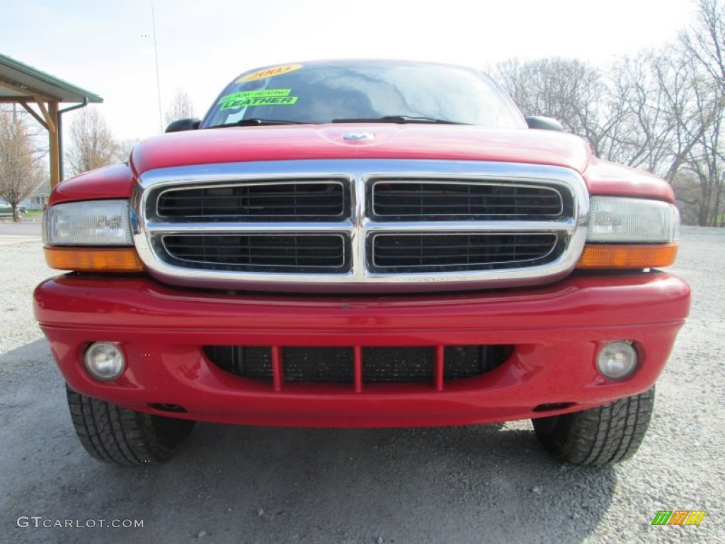 2003 Durango SLT 4x4 - Flame Red / Dark Slate Gray photo #3