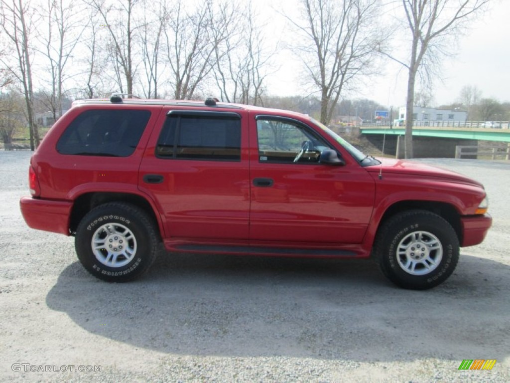 2003 Durango SLT 4x4 - Flame Red / Dark Slate Gray photo #6