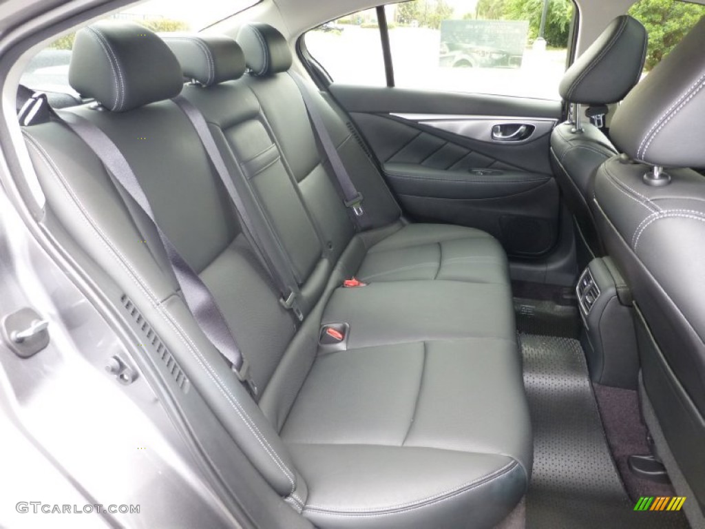 2014 Infiniti Q 50 Hybrid Premium Rear Seat Photo #92724883