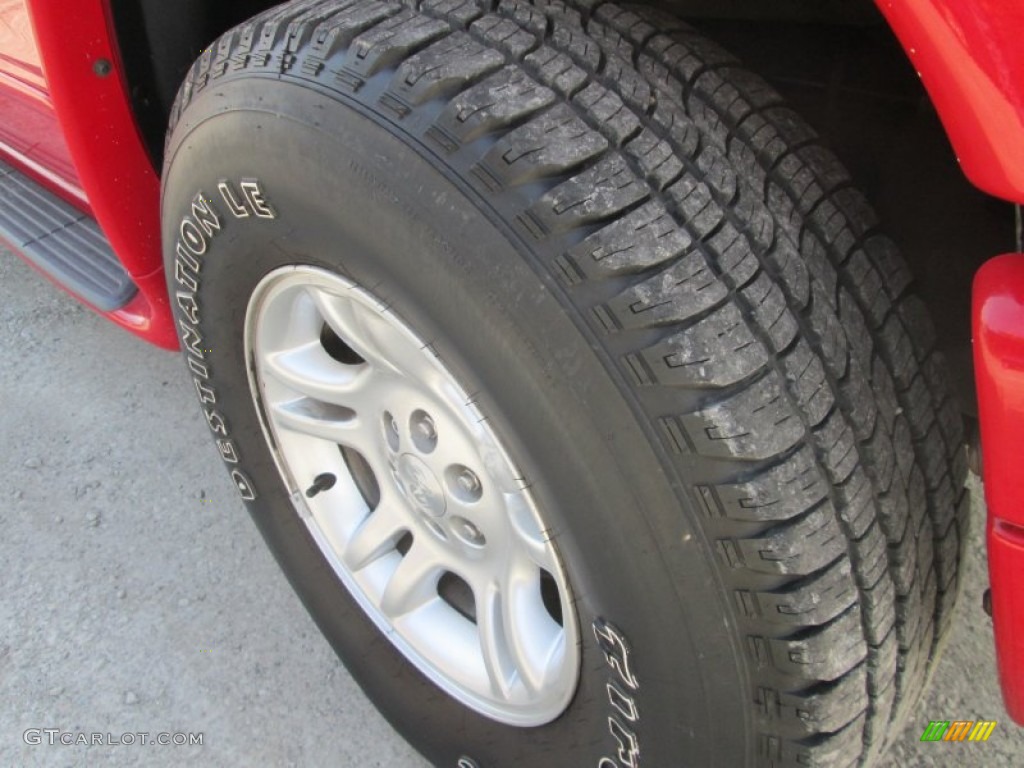 2003 Durango SLT 4x4 - Flame Red / Dark Slate Gray photo #13