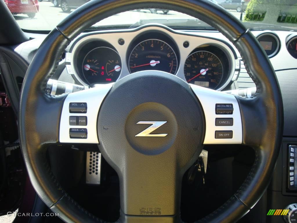 2006 350Z Touring Roadster - Interlagos Fire Metallic / Charcoal Leather photo #30