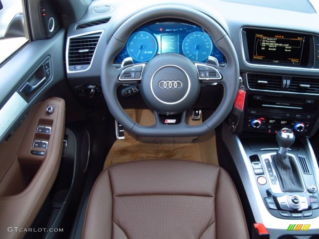 2014 SQ5 Prestige 3.0 TFSI quattro - Moonlight Blue Metallic / Chestnut Brown photo #17
