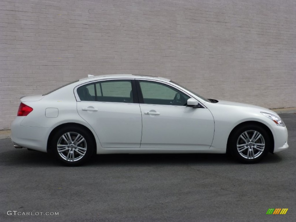 Moonlight White 2012 Infiniti G 37 Journey Sedan Exterior Photo #92725240
