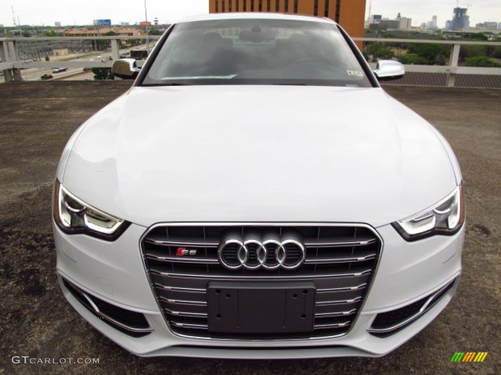 Glacier White Metallic 2014 Audi S5 3.0T Premium Plus quattro Coupe Exterior Photo #92725609