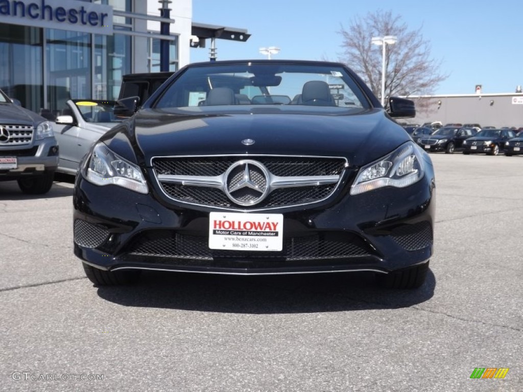 2014 E 350 Cabriolet - Black / Black photo #2