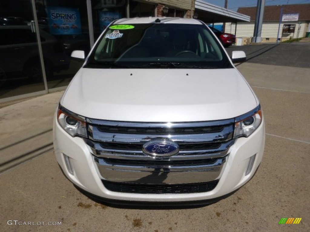 2012 Edge SEL AWD - White Platinum Metallic Tri-Coat / Medium Light Stone photo #2