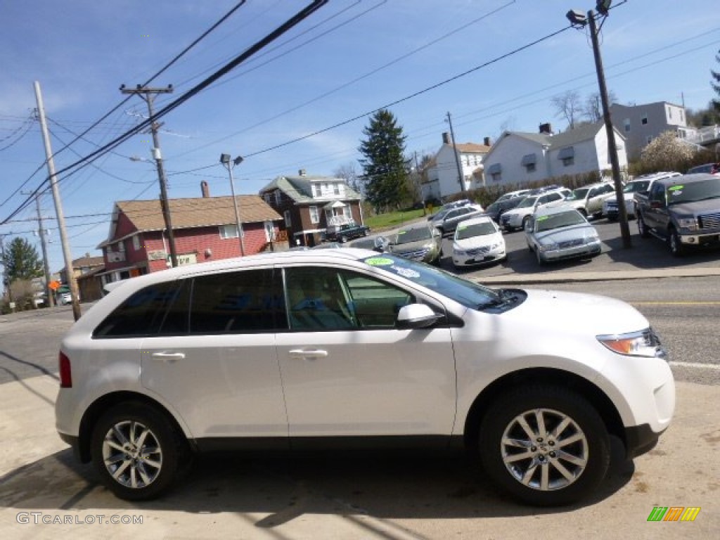 2012 Edge SEL AWD - White Platinum Metallic Tri-Coat / Medium Light Stone photo #4
