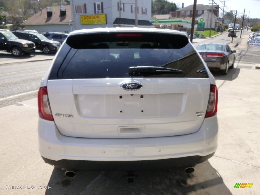 2012 Edge SEL AWD - White Platinum Metallic Tri-Coat / Medium Light Stone photo #5