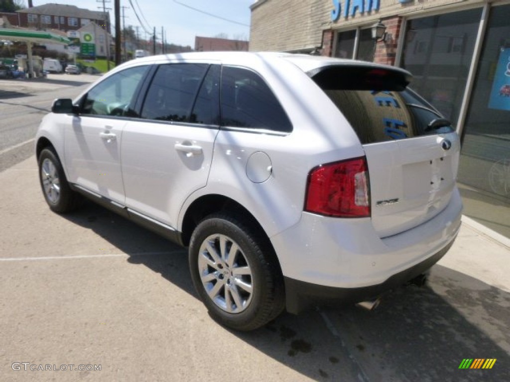 2012 Edge SEL AWD - White Platinum Metallic Tri-Coat / Medium Light Stone photo #6