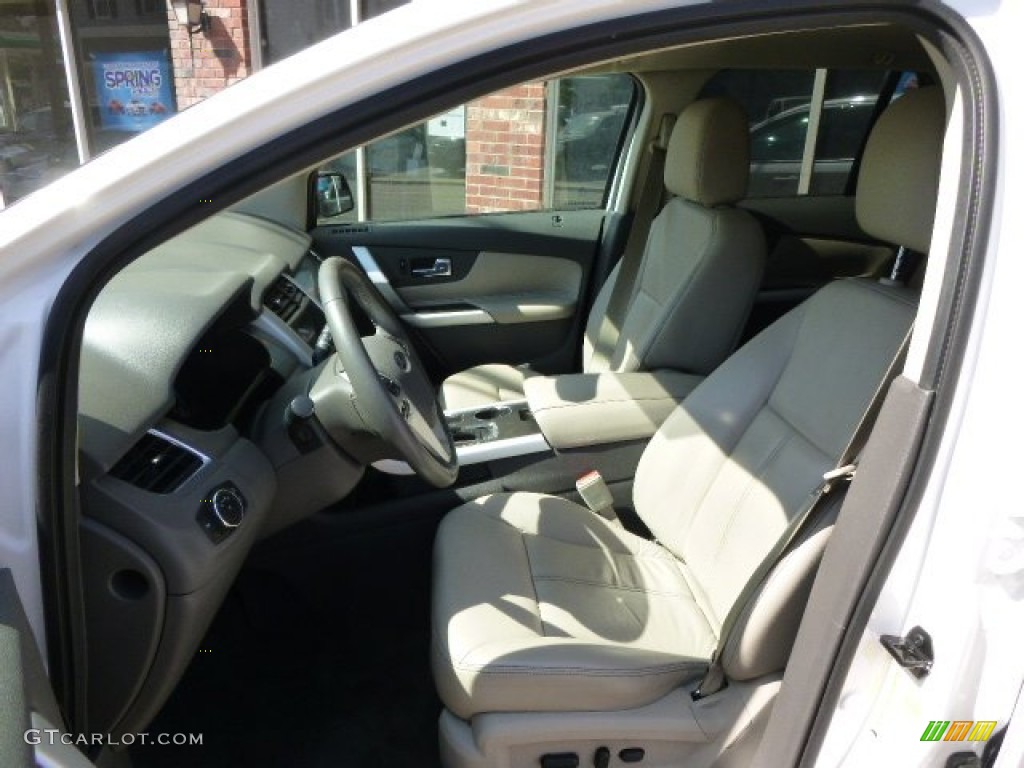 2012 Edge SEL AWD - White Platinum Metallic Tri-Coat / Medium Light Stone photo #9