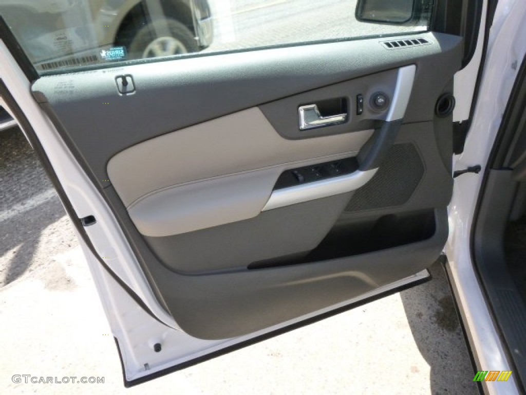 2012 Edge SEL AWD - White Platinum Metallic Tri-Coat / Medium Light Stone photo #10