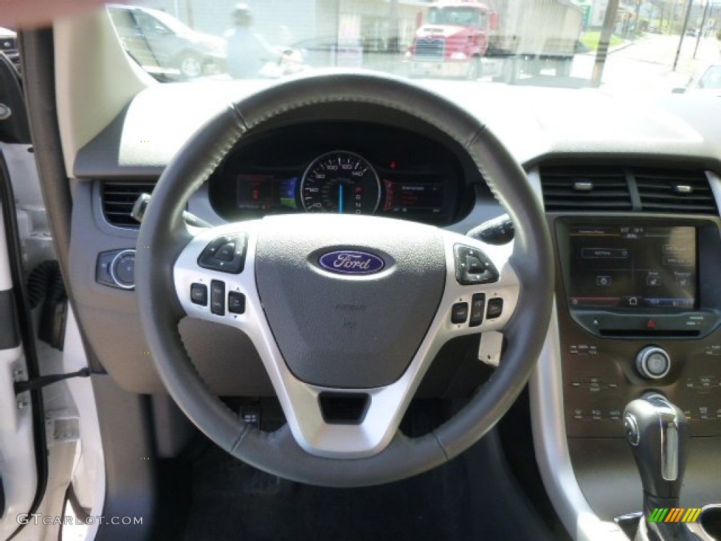 2012 Edge SEL AWD - White Platinum Metallic Tri-Coat / Medium Light Stone photo #18