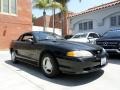 1996 Black Ford Mustang V6 Convertible  photo #1