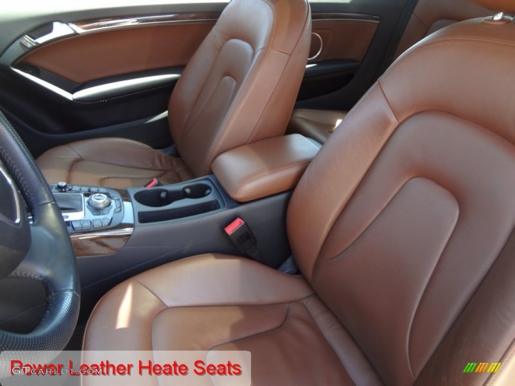 2009 A5 3.2 quattro Coupe - Deep Sea Blue Pearl / Cinnamon Brown photo #4