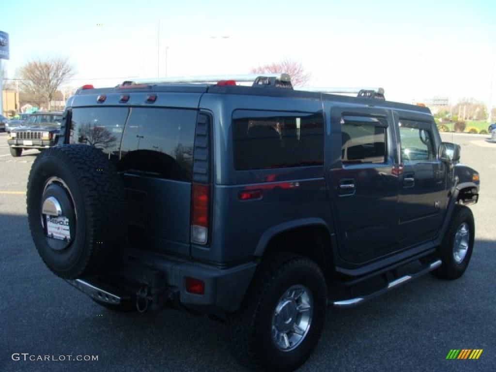 2006 H2 SUV - Slate Blue Metallic / Ebony photo #4