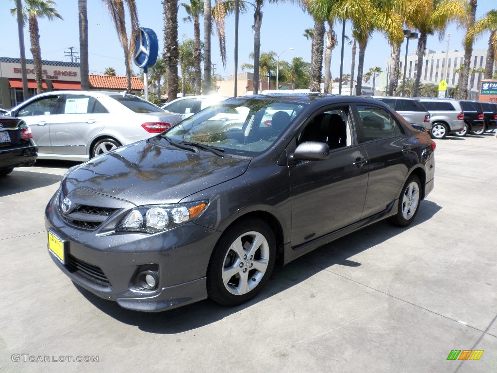 2012 Corolla S - Magnetic Gray Metallic / Dark Charcoal photo #5