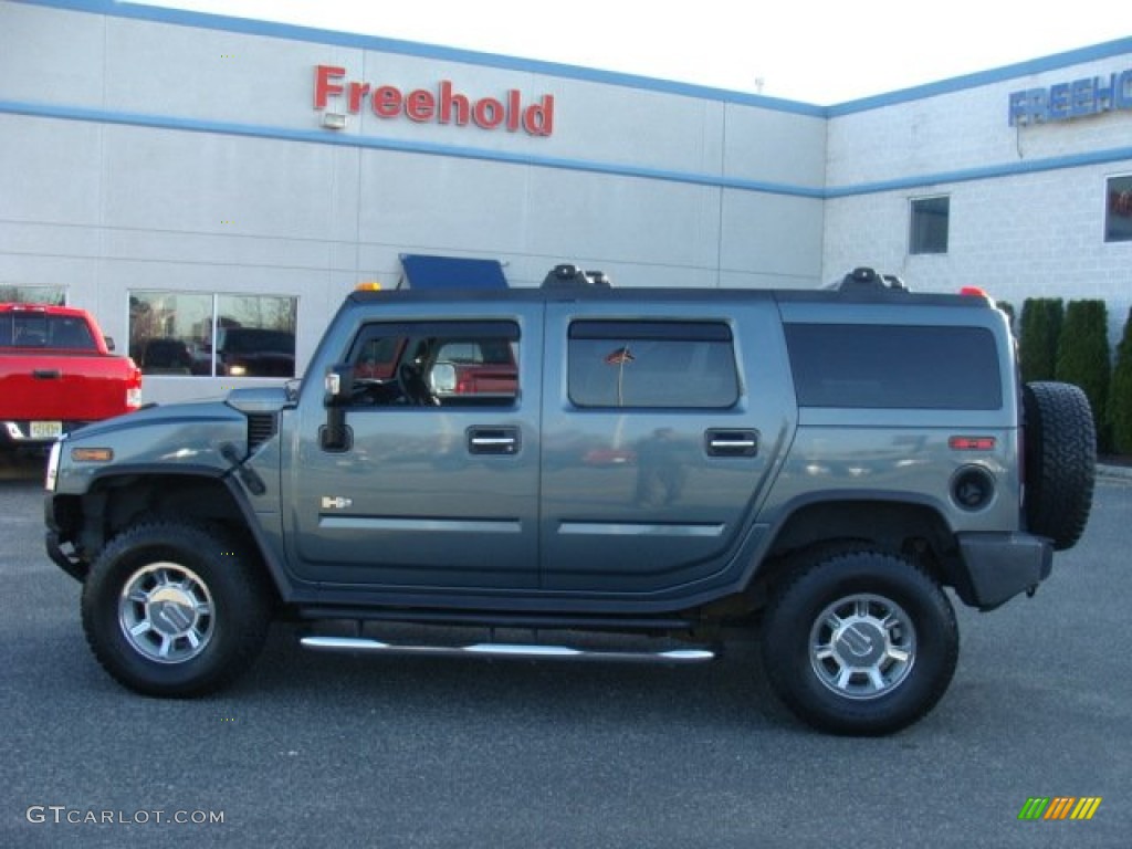 2006 H2 SUV - Slate Blue Metallic / Ebony photo #8