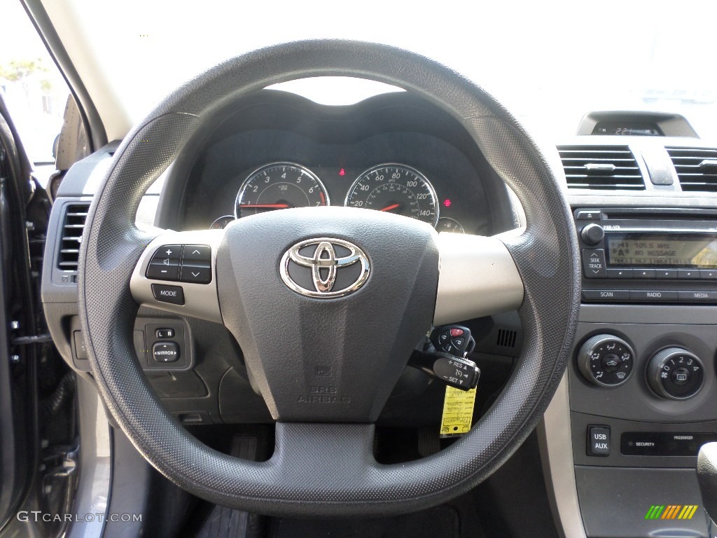 2012 Corolla S - Magnetic Gray Metallic / Dark Charcoal photo #10