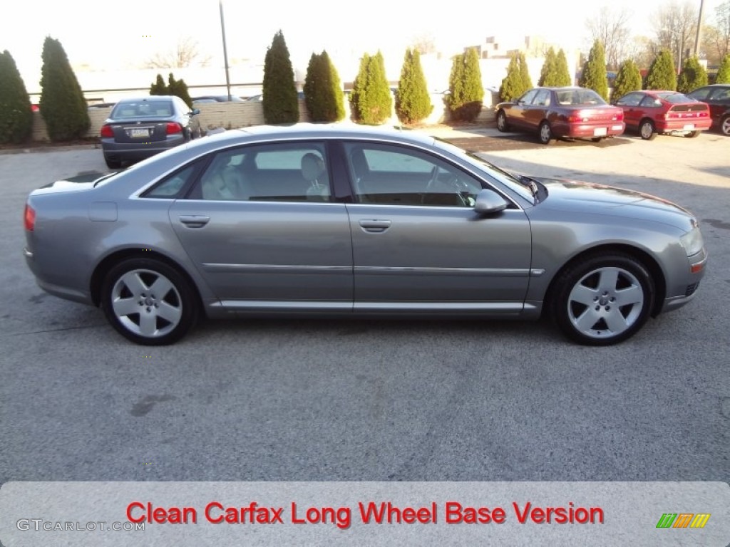 2005 A8 L 4.2 quattro - Oyster Grey Metallic / Platinum photo #2