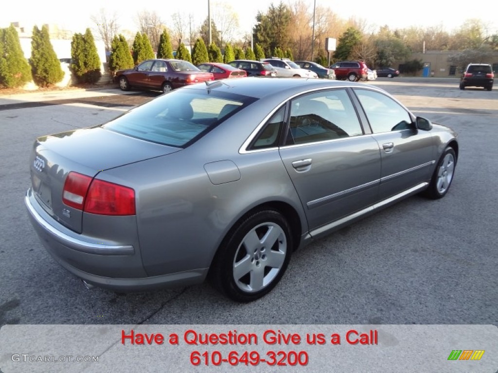 2005 A8 L 4.2 quattro - Oyster Grey Metallic / Platinum photo #3