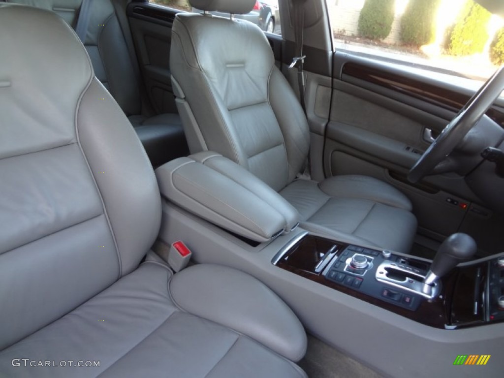 2005 A8 L 4.2 quattro - Oyster Grey Metallic / Platinum photo #13