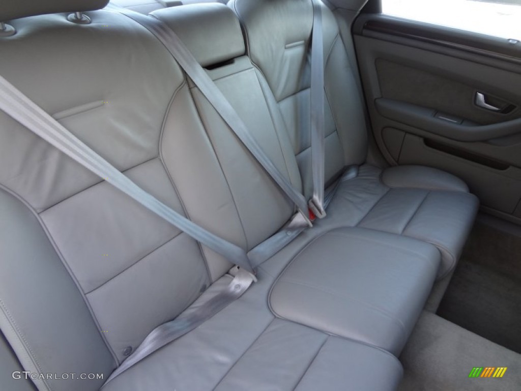 2005 A8 L 4.2 quattro - Oyster Grey Metallic / Platinum photo #14