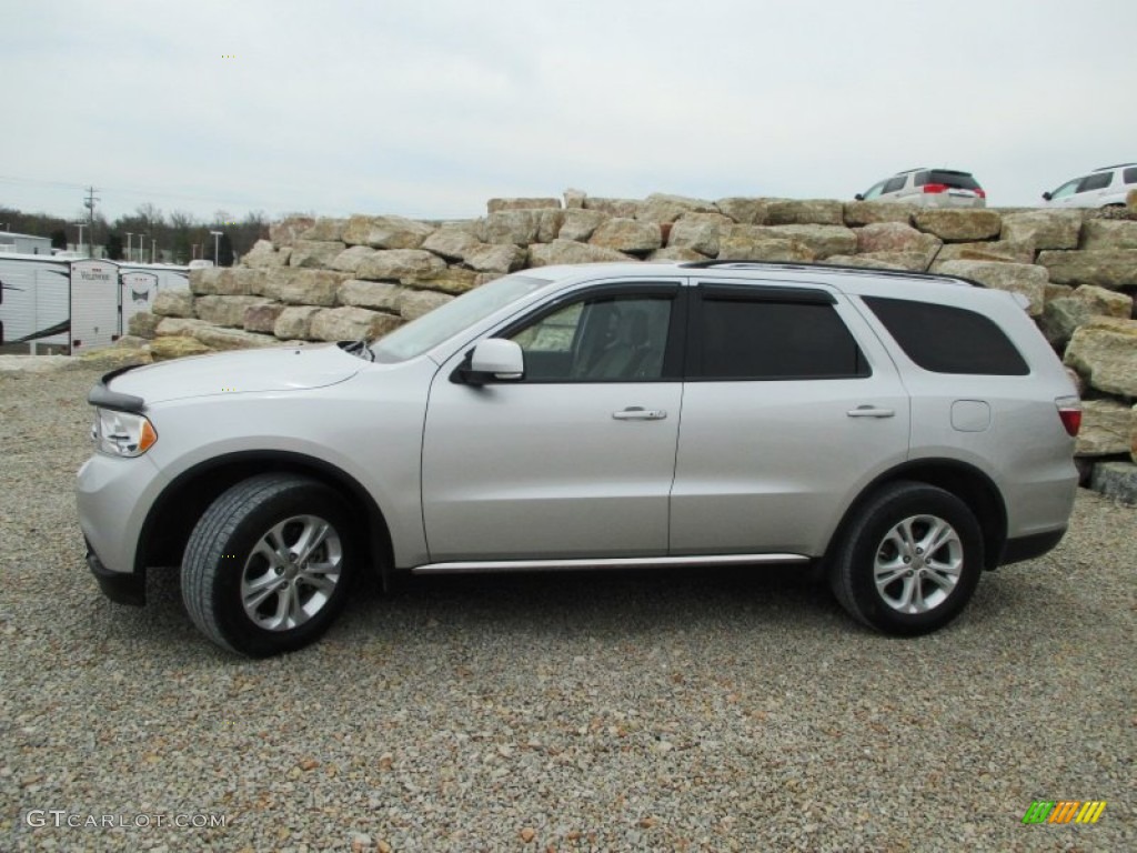 2011 Durango Crew 4x4 - Bright Silver Metallic / Dark Graystone/Medium Graystone photo #3