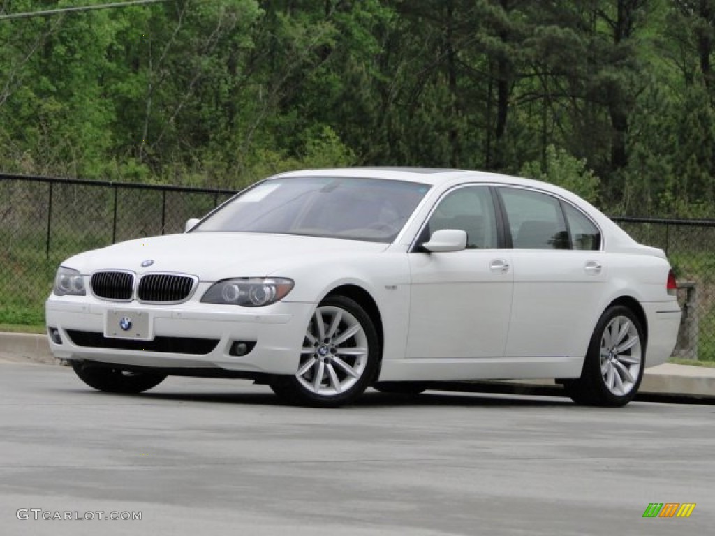 Alpine White 2007 BMW 7 Series 750Li Sedan Exterior Photo #92731355